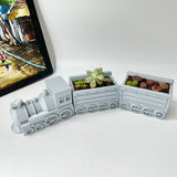 3D-Printed Vintage Train Model Planter