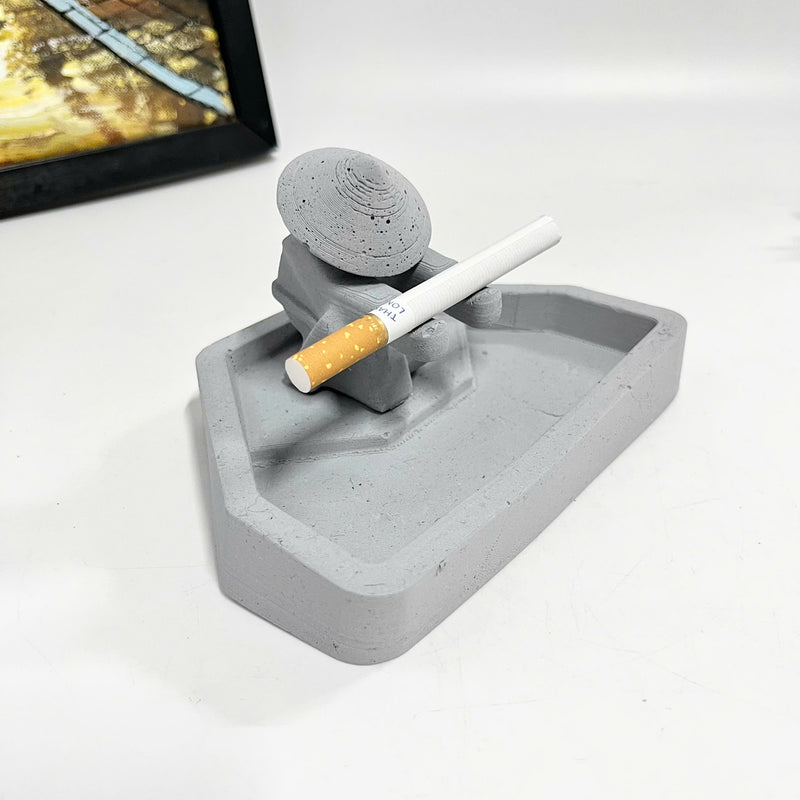 Warrior-Shaped Ashtray Holder