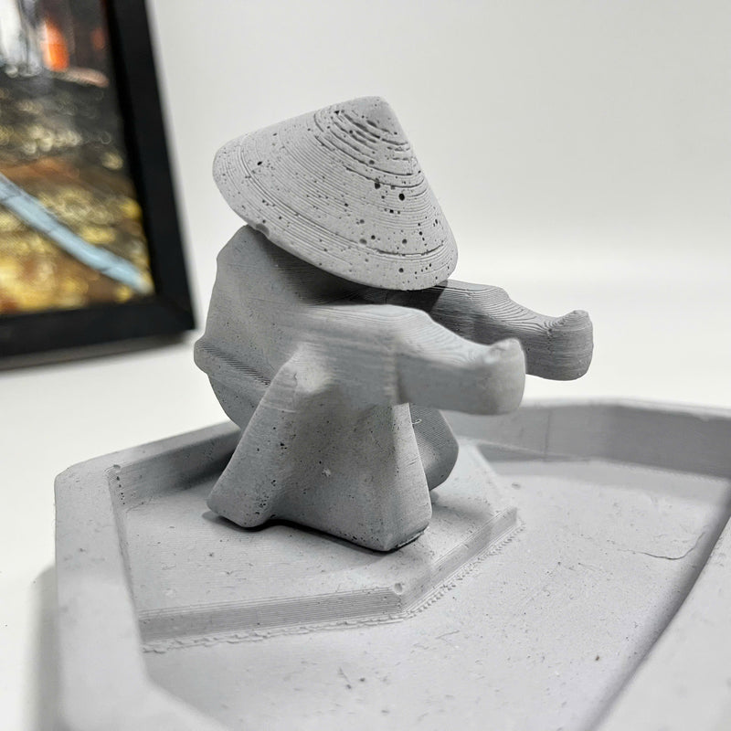 Warrior-Shaped Ashtray Holder