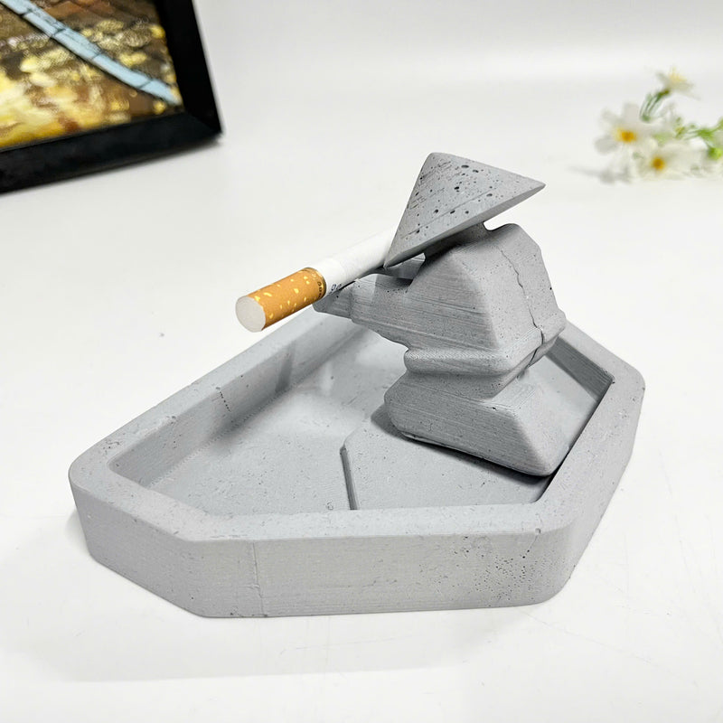 Warrior-Shaped Ashtray Holder