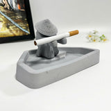 Warrior-Shaped Ashtray Holder