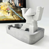Samurai Ashtray with Outstretched Hands
