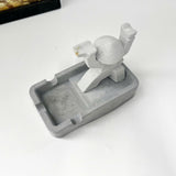 Samurai Ashtray with Outstretched Hands