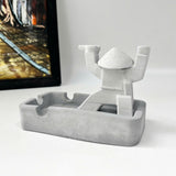 Samurai Ashtray with Outstretched Hands