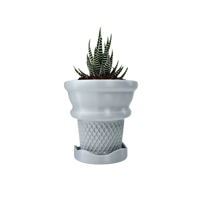 Ice Cream Cone Planter, Tabletop Ice Cream Plant Pot, Summer Patio Art