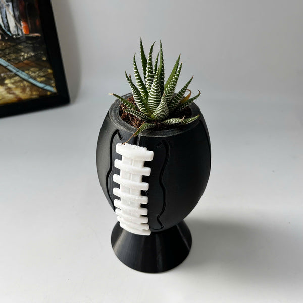 Rugby plant pot, flower vase, 3D printing