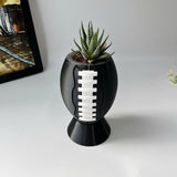 Rugby plant pot, flower vase, 3D printing