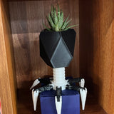 Virus Planter, Pencil Holder Gift, Bacteriophage 3D print Minimalist