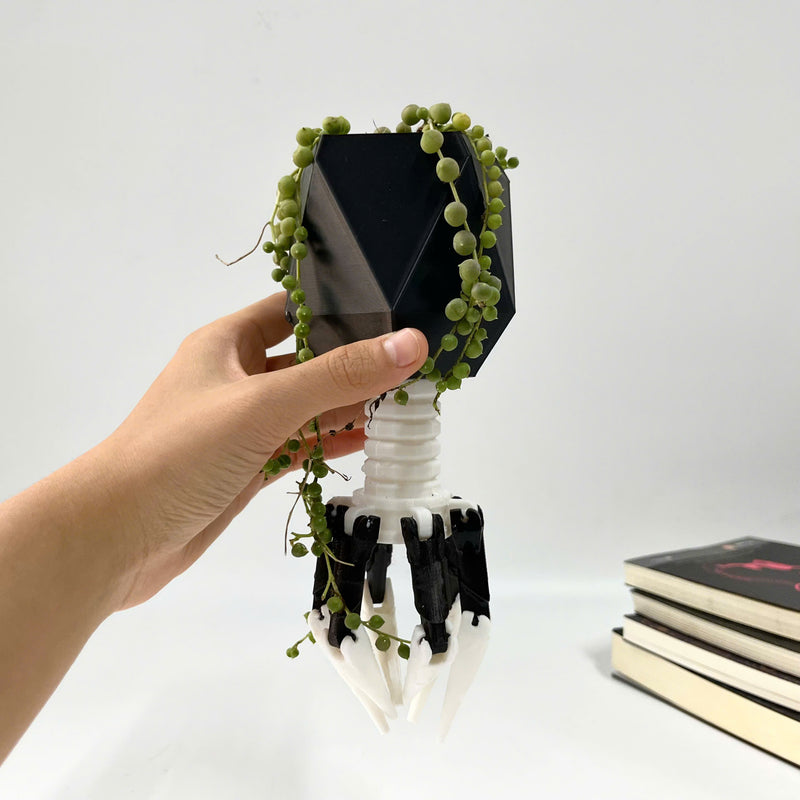 Virus Planter, Pencil Holder Gift, Bacteriophage 3D print Minimalist