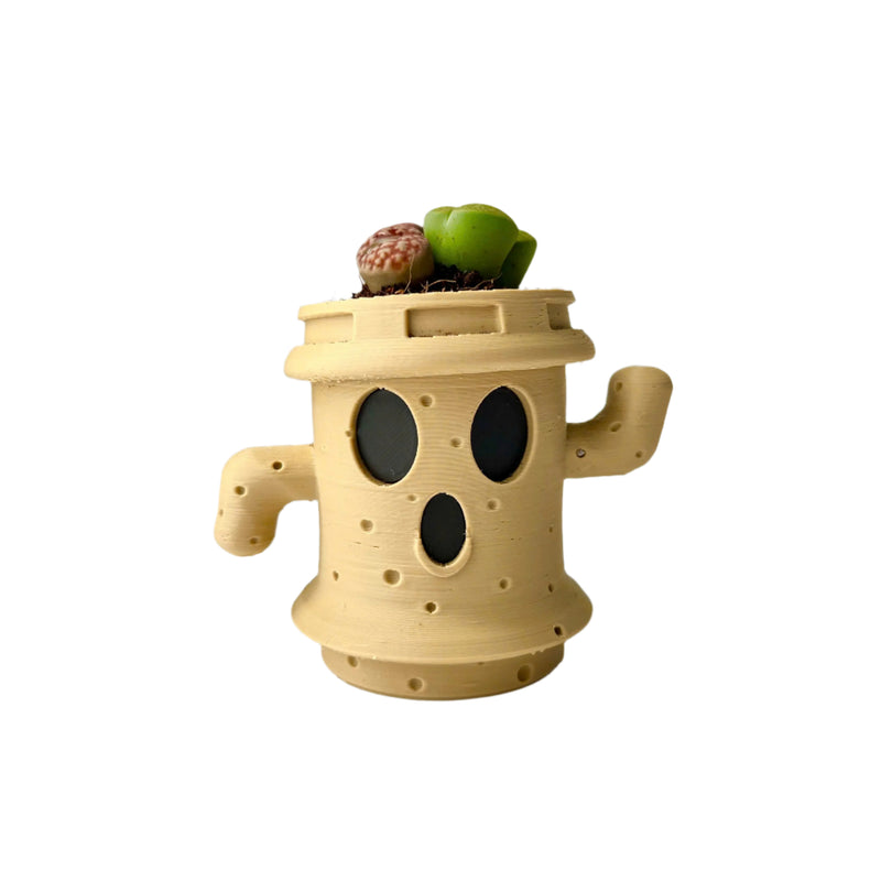 Lloid the Gyroid Planter, Cute Planter Pot