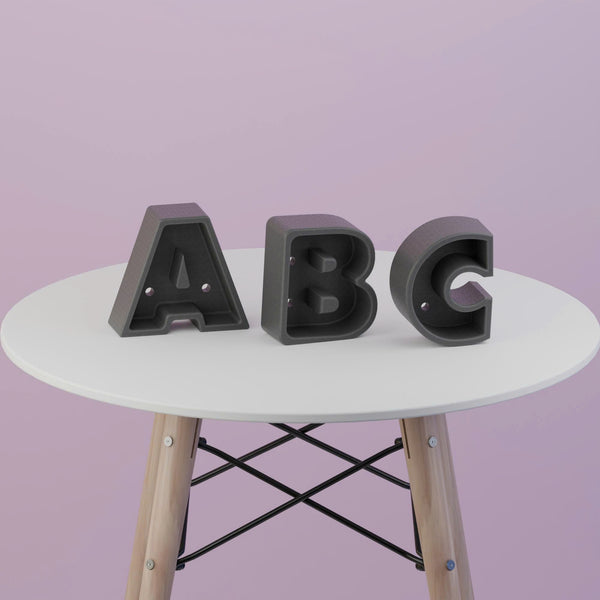 3D Printed Letters Planter Pot, Personalized Planter and Custom Name
