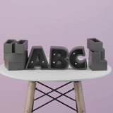 3D Printed Letters Planter Pot, Personalized Planter and Custom Name