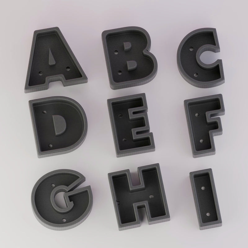 3D Printed Letters Planter Pot, Personalized Planter and Custom Name