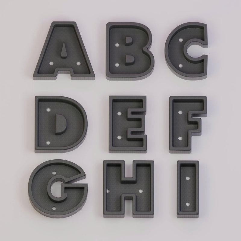 3D Printed Letters Planter Pot, Personalized Planter and Custom Name