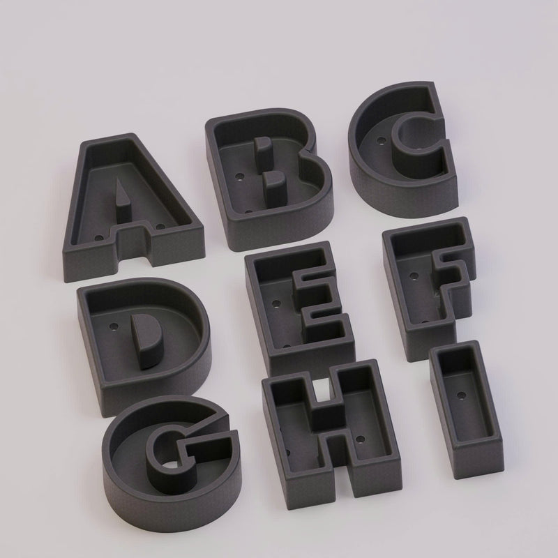 3D Printed Letters Planter Pot, Personalized Planter and Custom Name
