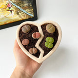 3D-Printed Heart-Shaped Plant Pot