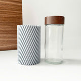 Protective Sleeve for Spice Jar - Shock-Resistant  - Knurled Texture for Easy Handling