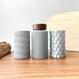 Protective Sleeve for Spice Jar - Shock-Resistant  - Knurled Texture for Easy Handling