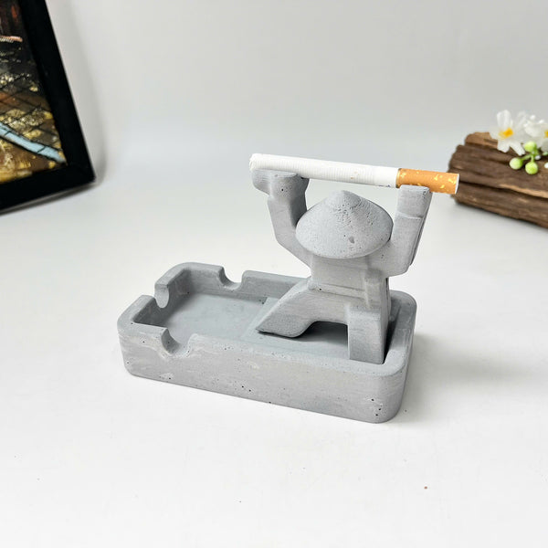 Warrior-Shaped Ashtray
