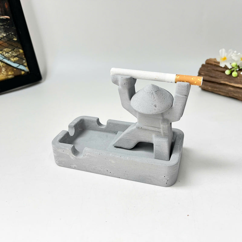Warrior-Shaped Ashtray