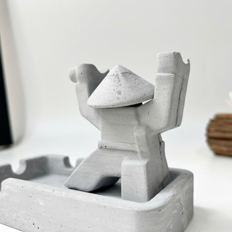 Warrior-Shaped Ashtray