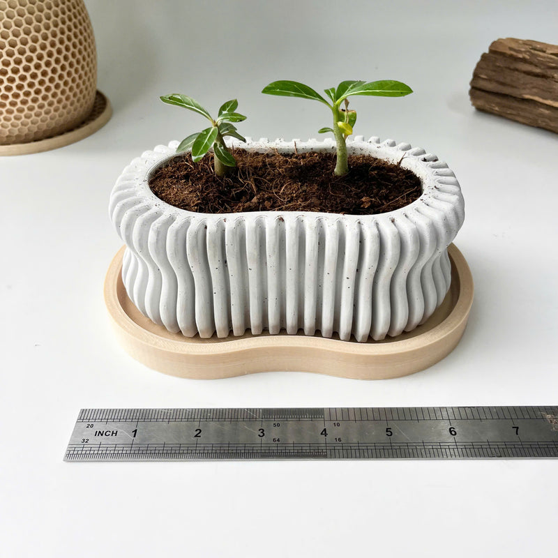 Wavy Plant Pot