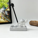 Warrior-Shaped Ashtray with Handle