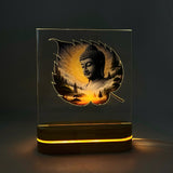 Meditation Buddha Lamp