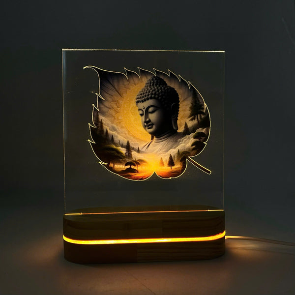 Meditation Buddha Lamp