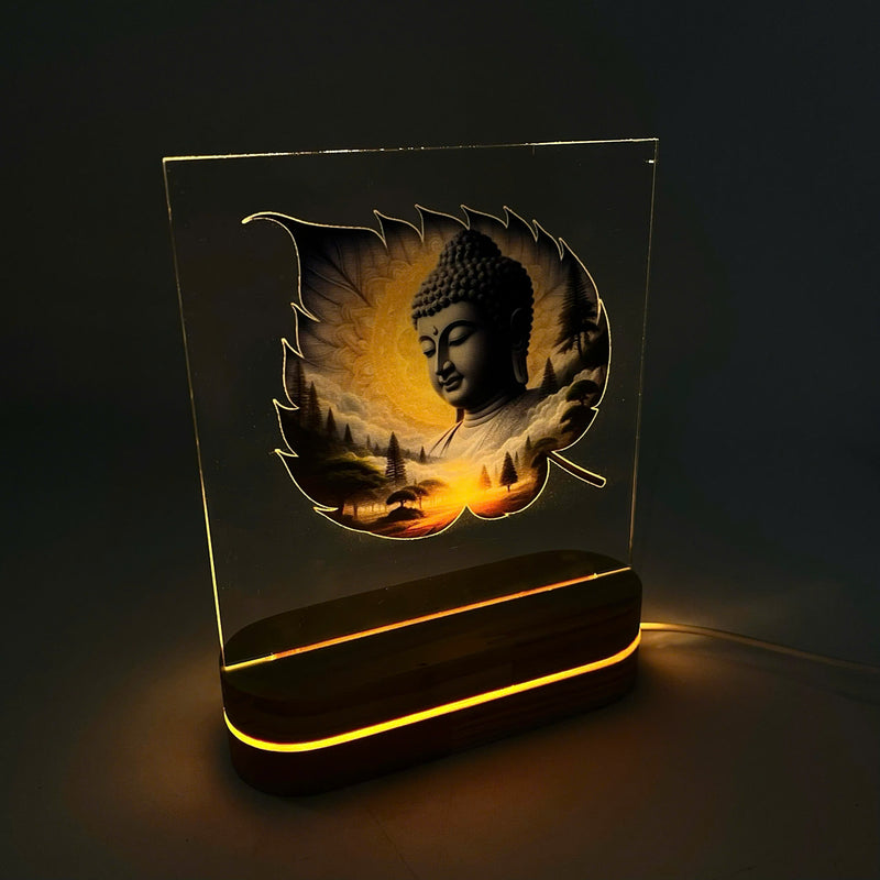 Meditation Buddha Lamp