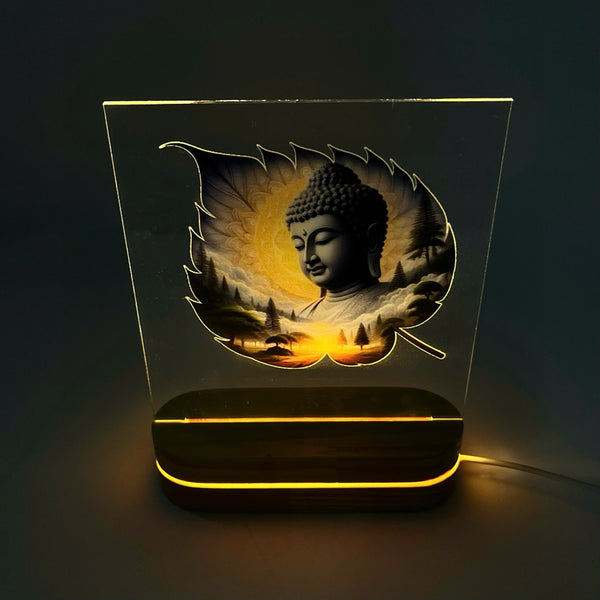 Meditation Buddha Lamp