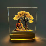Buddha Lamp Under the Tree Canopy