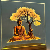 Buddha Lamp Under the Tree Canopy