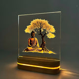 Buddha Lamp Under the Tree Canopy