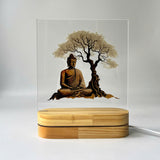 Buddha Lamp Under the Tree Canopy
