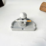 Warrior-Shaped Ashtray Holder