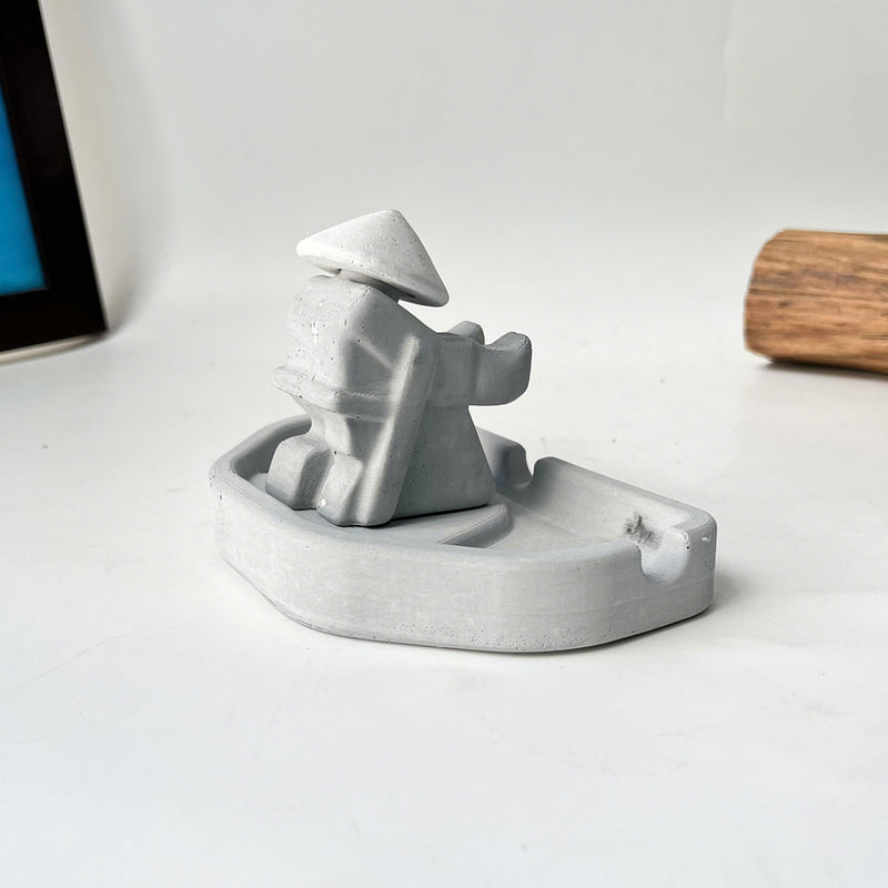 Warrior-Shaped Ashtray Holder