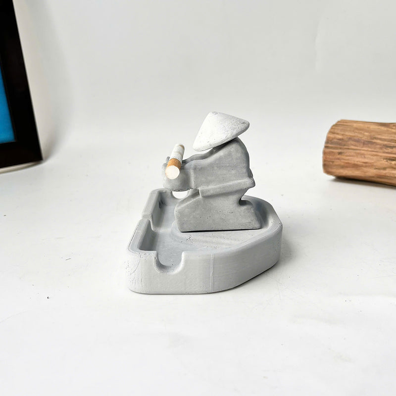 Warrior-Shaped Ashtray Holder