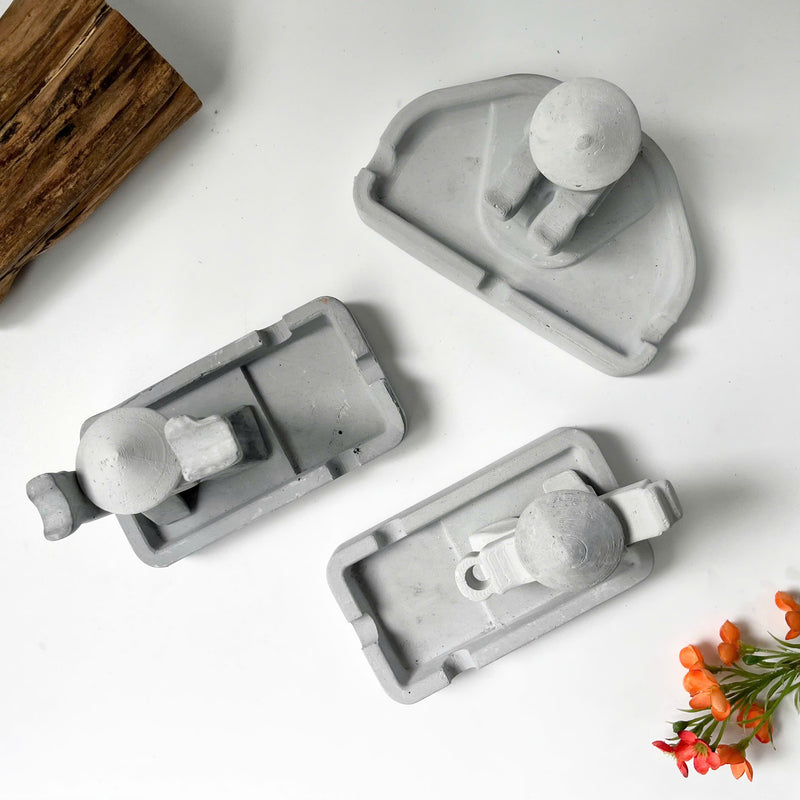 Combo of 3 Warrior Decorative Trays