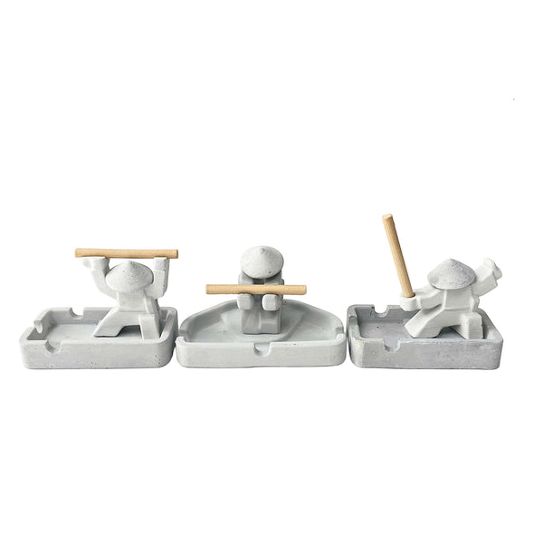 Combo of 3 Warrior Decorative Trays