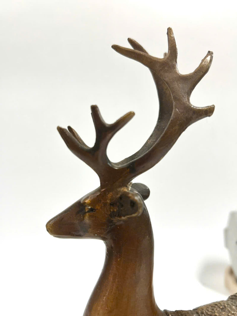 Bronze Deer Statue – Symbol of Luck, Prosperity & Longevity