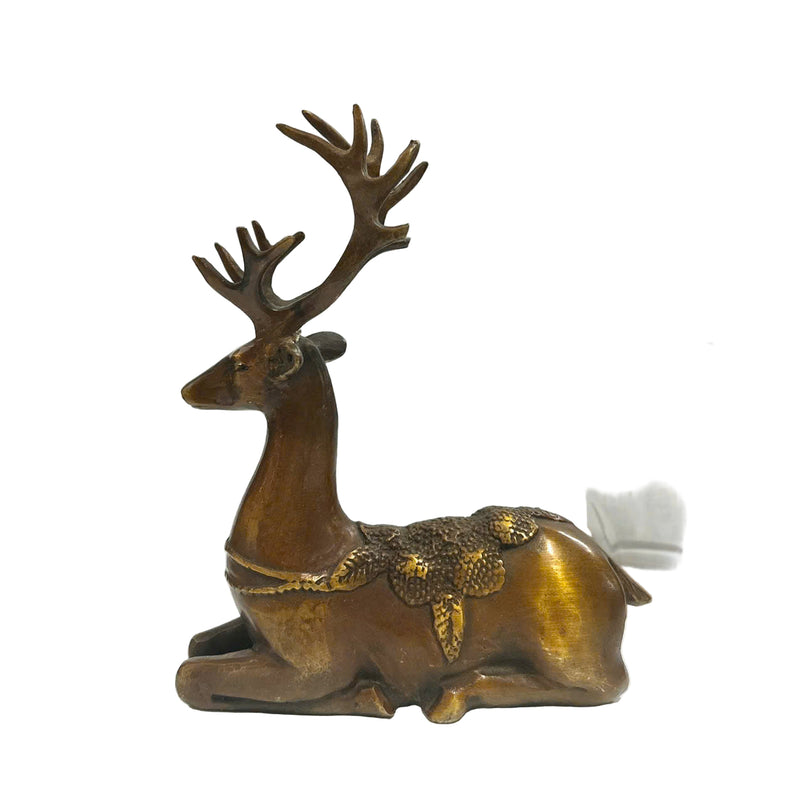 Bronze Deer Statue – Symbol of Luck, Prosperity & Longevity