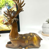 Bronze Deer Statue – Symbol of Luck, Prosperity & Longevity