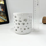 Voronoi Concrete Candle Holder