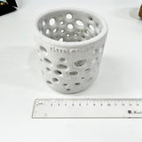 Voronoi Concrete Candle Holder