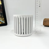 Concrete Candle Holder – Vertical Light Effect (2)