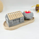 Mini Zen House Candle Holder
