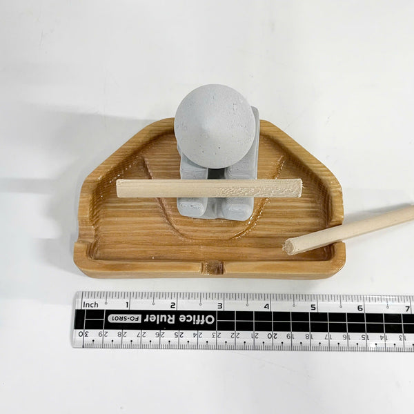 Warrior Natural Wood Ashtray Set