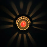 Concrete Candle Holder - Roman Colosseum Light Effect
