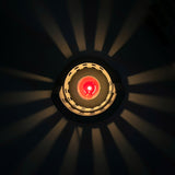 Concrete Candle Holder - Roman Colosseum Light Effect